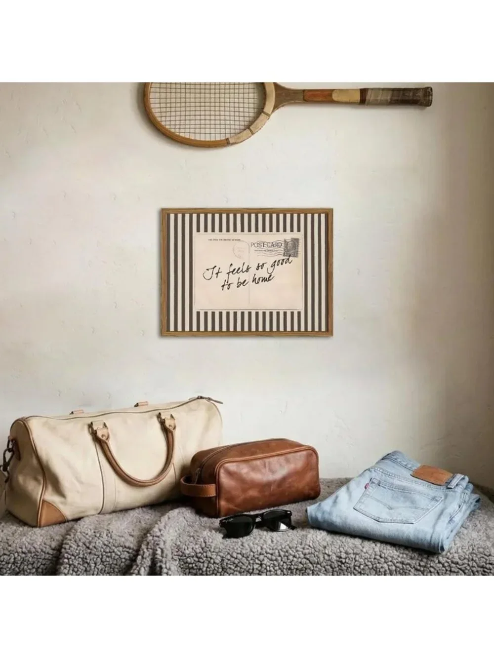 Vintage Inspirational Quote Wall Art - 
